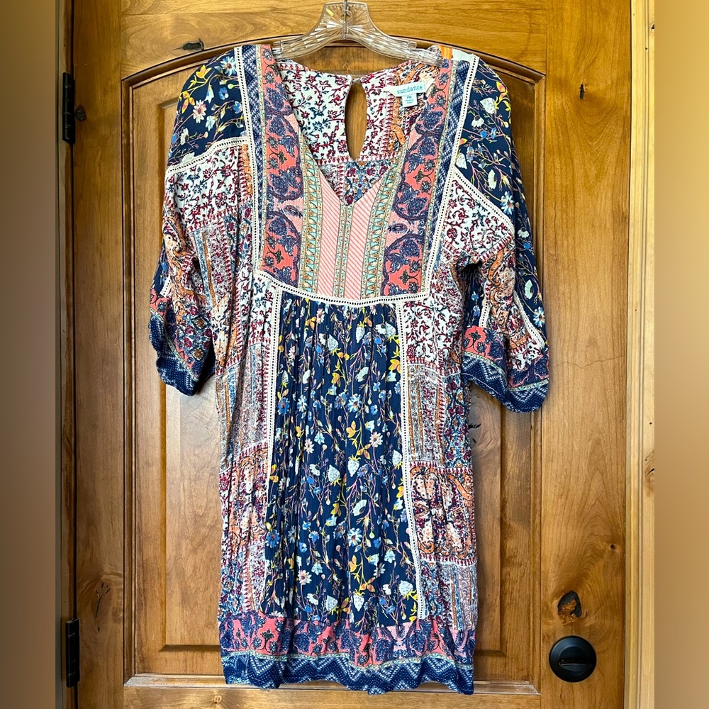 Cute and fun boho mini from Sundance outlet. Size M